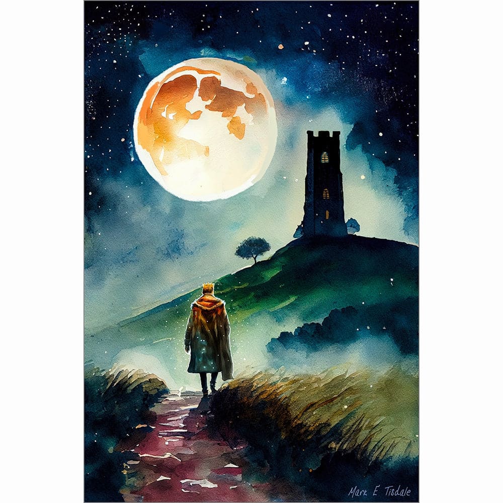 Arthurs Return Glastonbury Tor Art Print By Artist Mark Tisdale