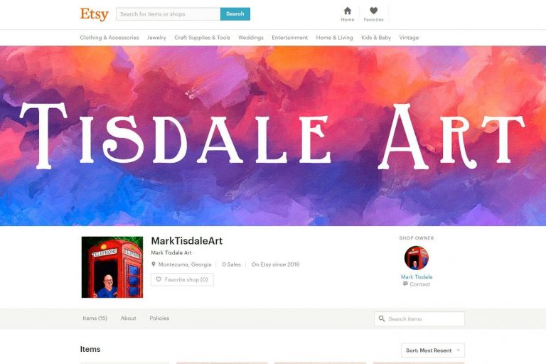 Now Selling On Etsy – Follow My Latest Adventure As An Artist