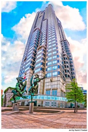 Art Print Of Suntrust Plaza - Landmark Atlanta Skyscraper