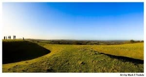 Hill of Tara Panorama - Ancient Irish Countryside - Print by Mark Tisdale