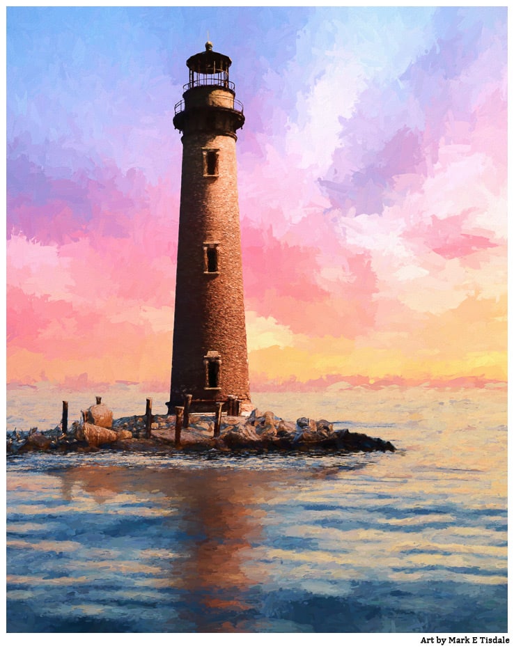Alabama Lighthouse Art – Mobile Bay Scenes
