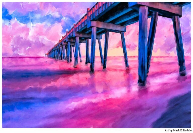 Pensacola Beach Sunset Art