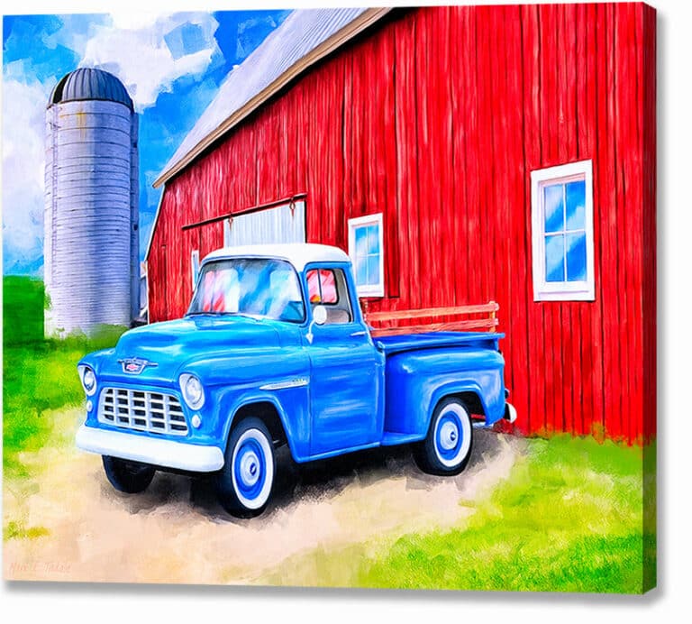 1955 Chevy Pickup – Classic Truck Canvas Print