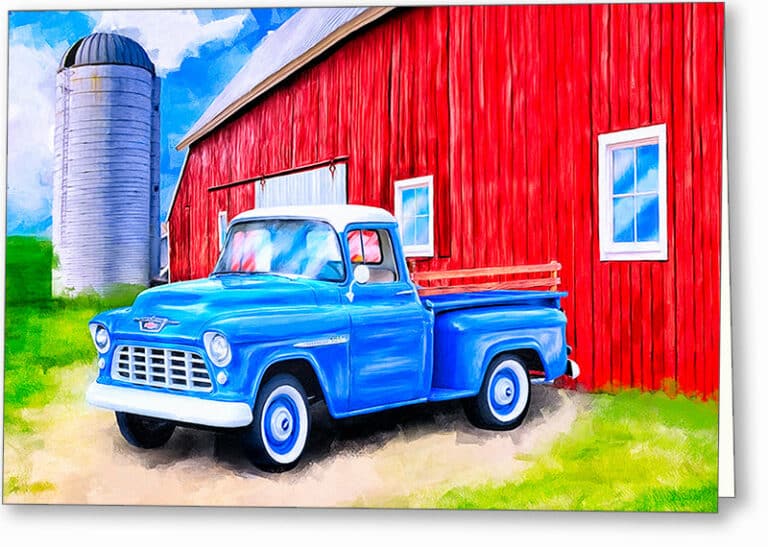 1955 Chevy Pickup – Classic Truck Greeting Card