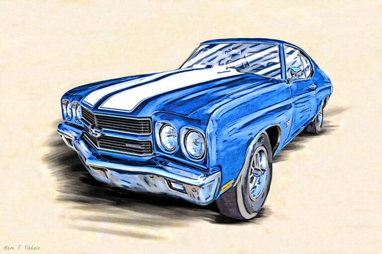 1970 Chevelle SS – Classic Car Art Print