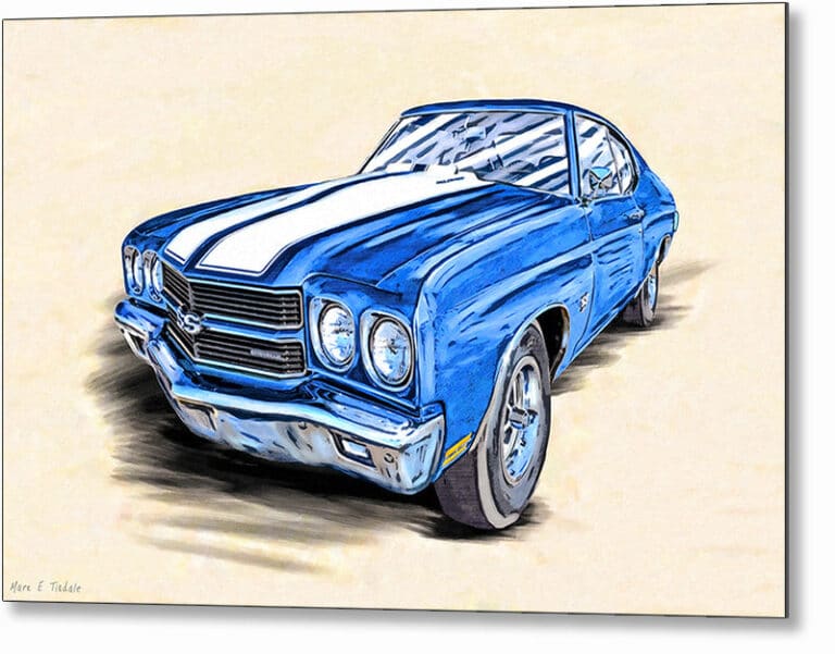 1970 Chevelle SS – Classic Car Metal Print