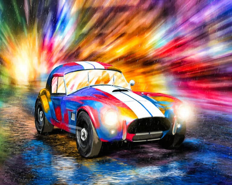 AC Cobra – Classic Car Art Print