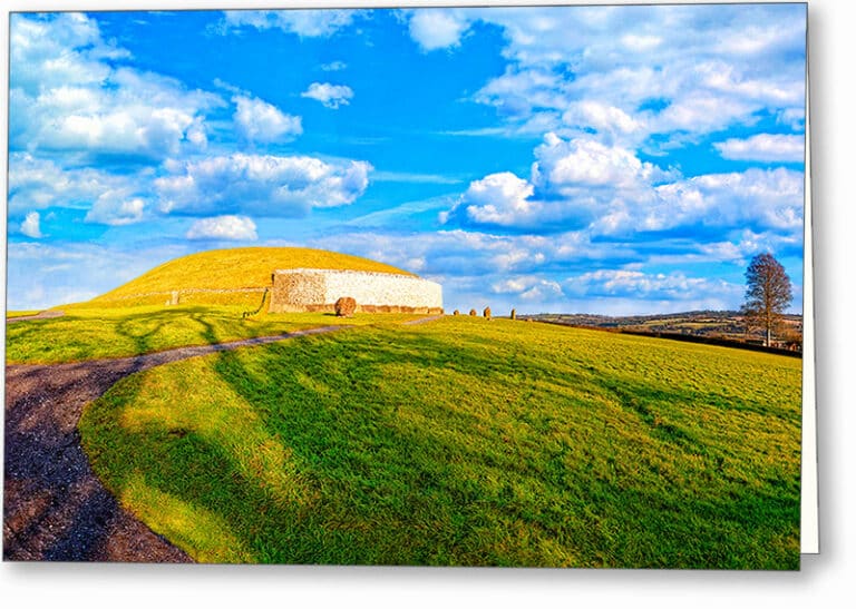Ancient Ireland – Newgrange Passage Tomb Greeting Card