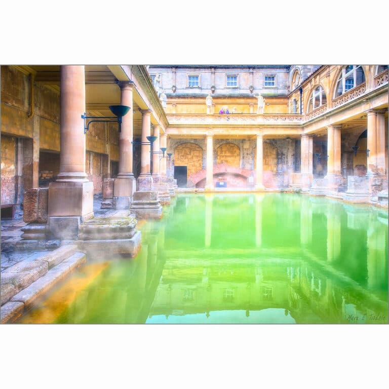 Ancient Roman Baths – Bath England Art Print