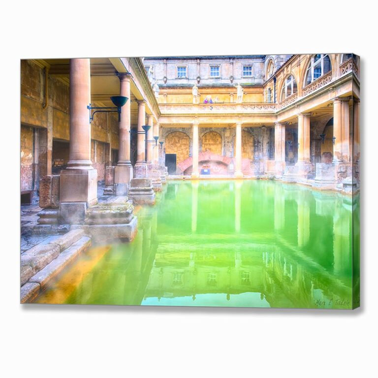 Ancient Roman Baths – Bath England Canvas Print