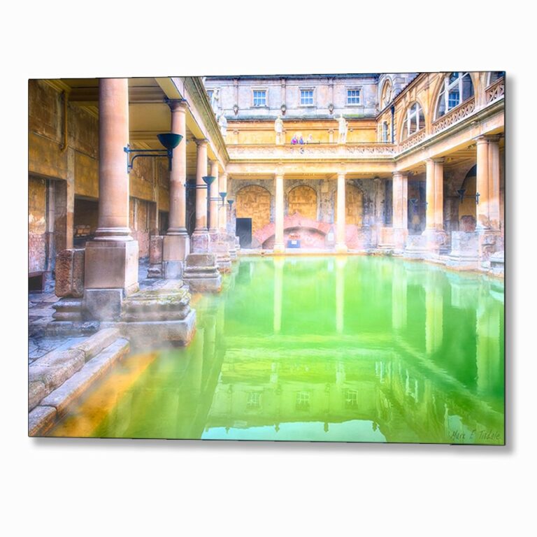 Ancient Roman Baths – Bath England Metal Print