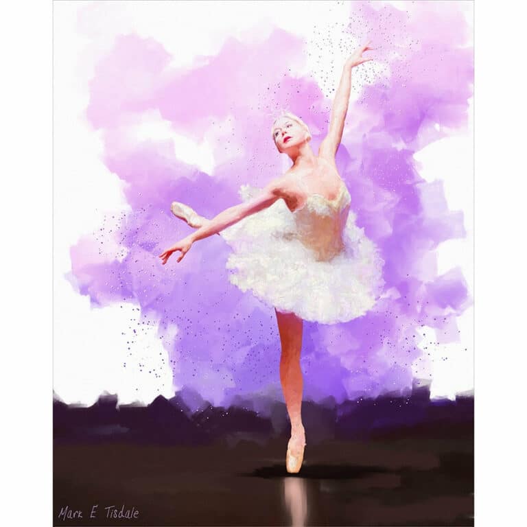Arabesque Movement – Ballet Dancer Art Print