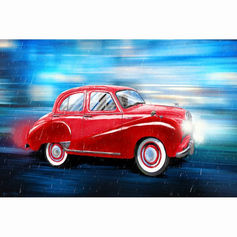 Austin A40 Somerset Saloon – Classic Car Art Print