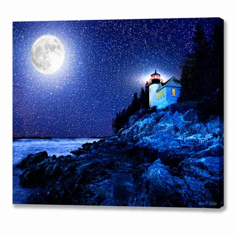 Bass Harbor Head Lighthouse – Maine Canvas Print