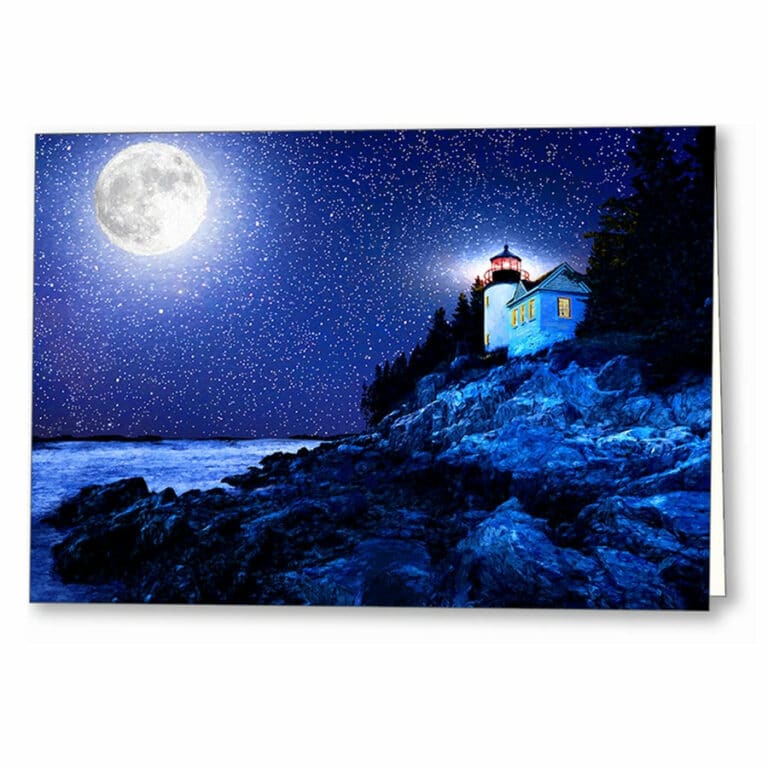 Bass Harbor Head Lighthouse – Maine Greeting Card