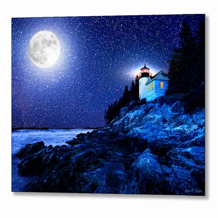 Bass Harbor Head Lighthouse – Maine Metal Print