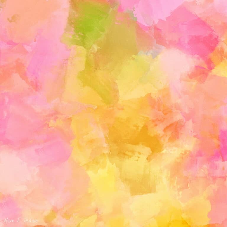 Bright Spring Colors – Abstract Art Print