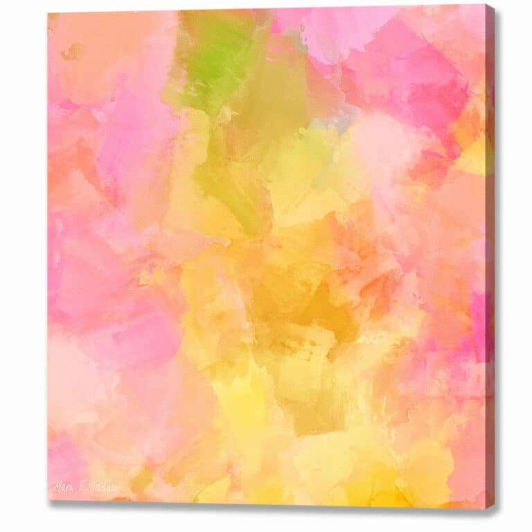 Bright Spring Colors – Abstract Canvas Print