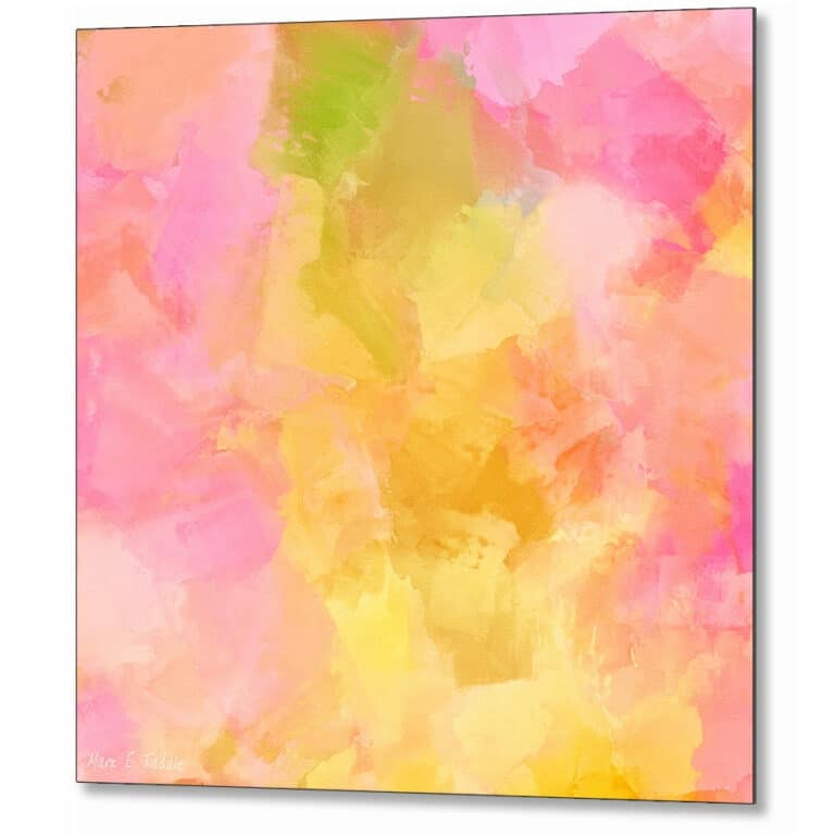 Bright Spring Colors – Abstract Metal Print