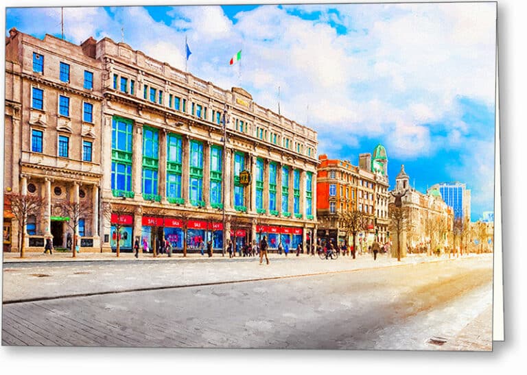 Clerys Department Store – Historic Dublin Greeting Card