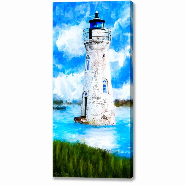 Cockspur Island Lighthouse – Georgia Coast Canvas Print