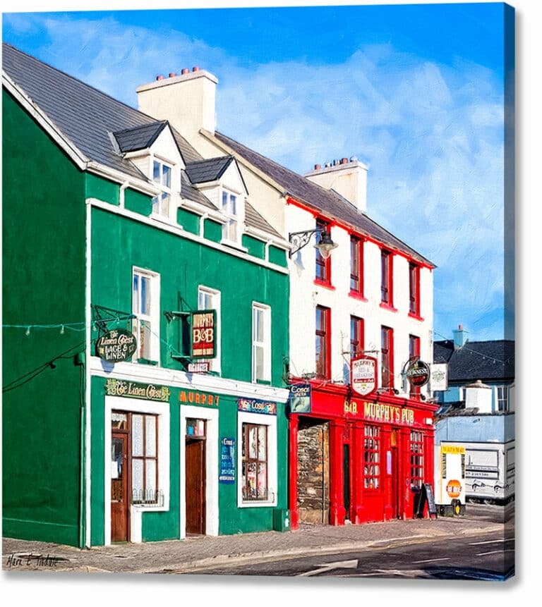 Colorful Dingle – Irish Canvas Print