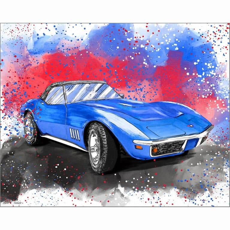 Corvette Stingray C3 – Classic Car Art Print