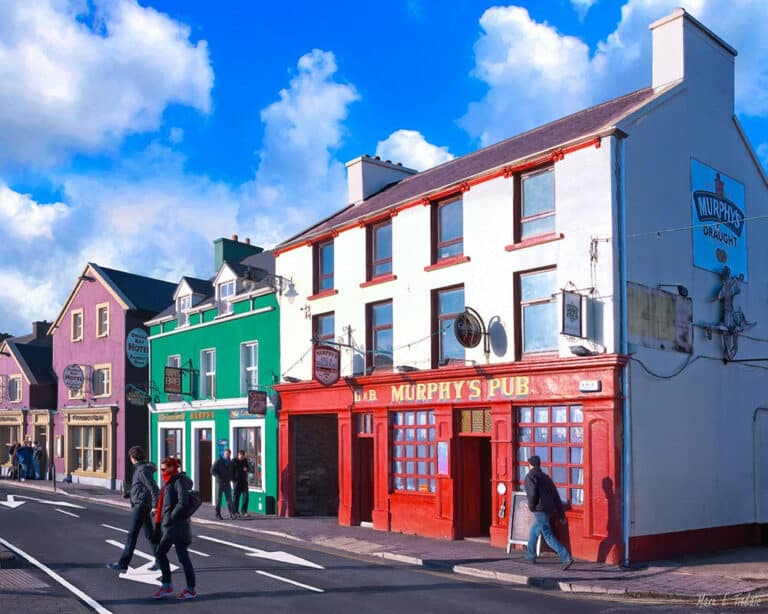 Dingle Town – Sunny Ireland Art Print