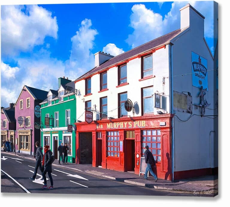 Dingle Town – Sunny Ireland Canvas Print