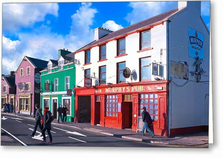 Dingle Town – Sunny Ireland Greeting Card