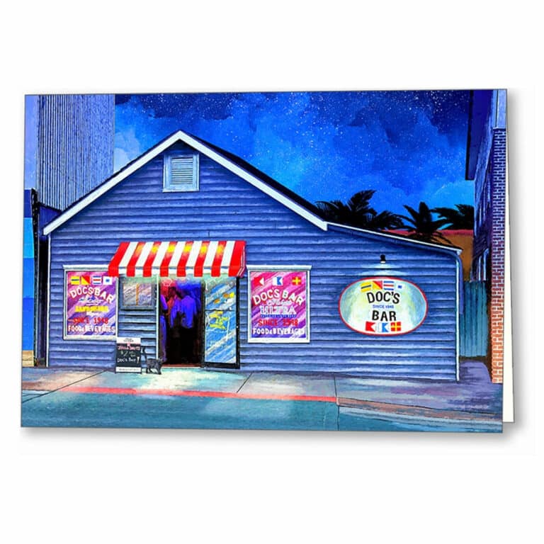 Doc’s Bar – Tybee Island Greeting Card