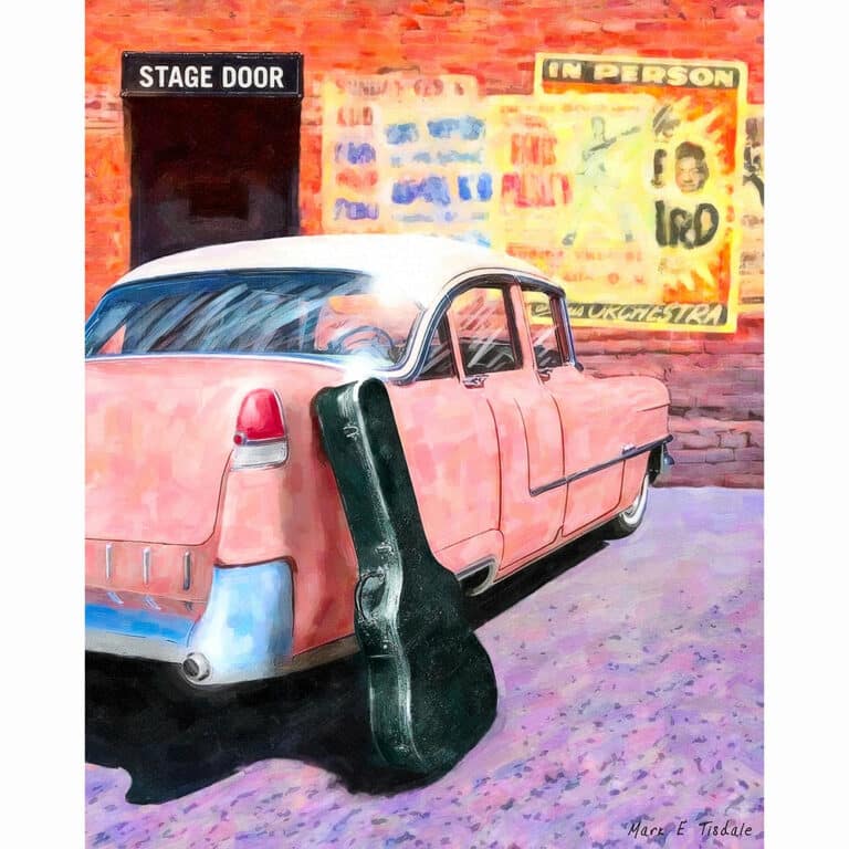 Pink Cadillac – Elvis Inspired Art Print