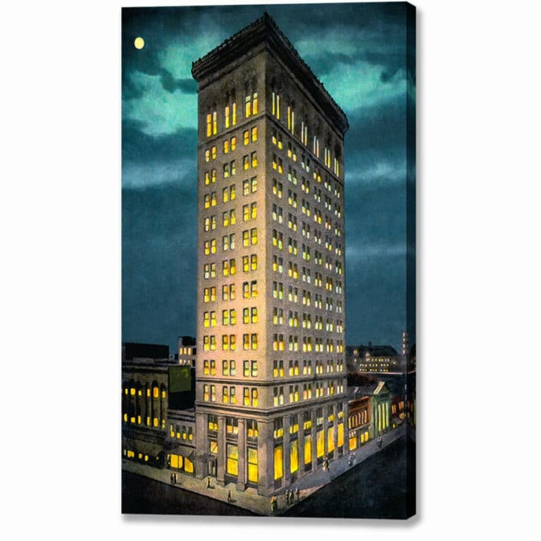 Empire Building – Vintage Birmingham Alabama Canvas Print
