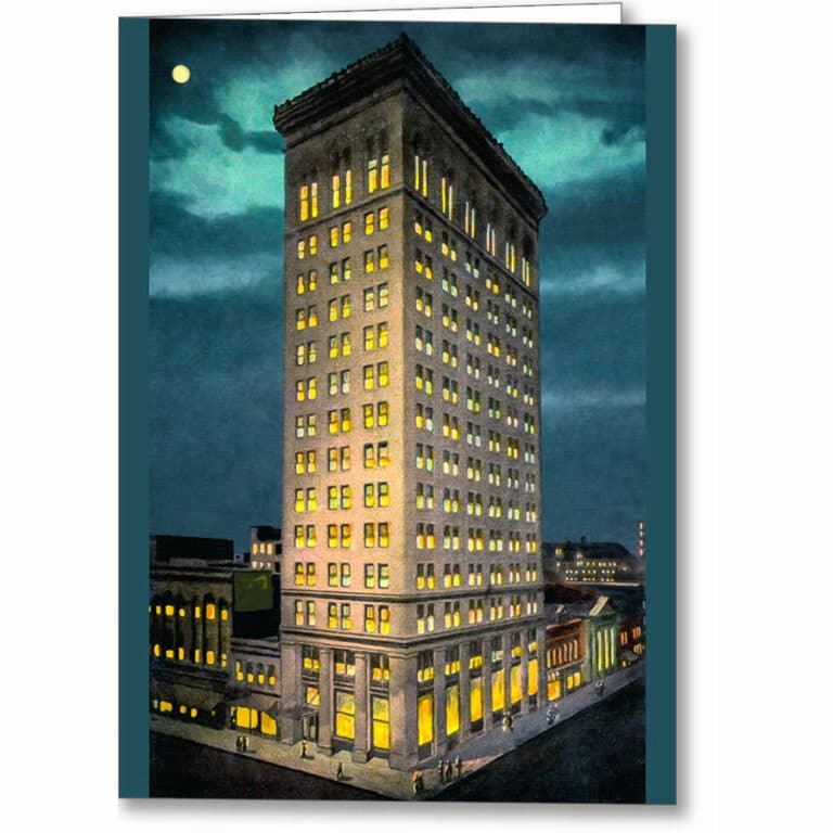 Empire Building – Vintage Birmingham Alabama Greeting Card