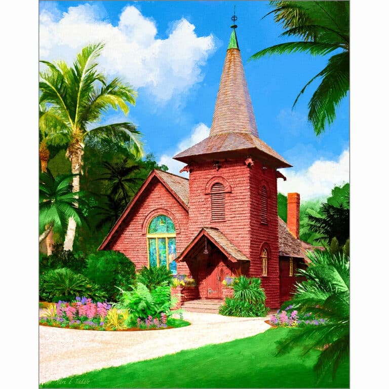 Faith Chapel on Jekyll Island – Georgia Coast Art Print
