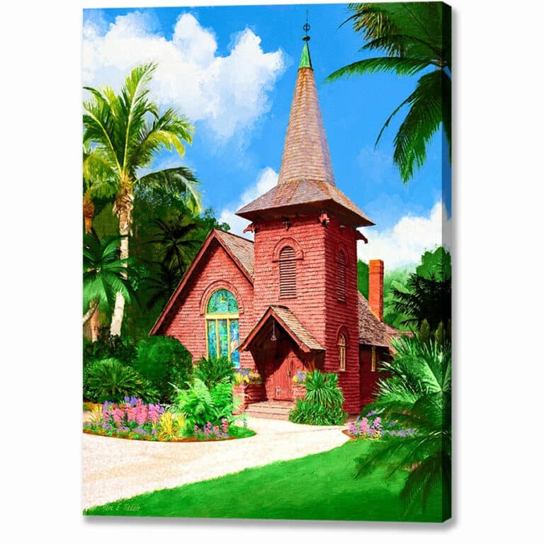 Faith Chapel on Jekyll Island – Georgia Coast Canvas Print