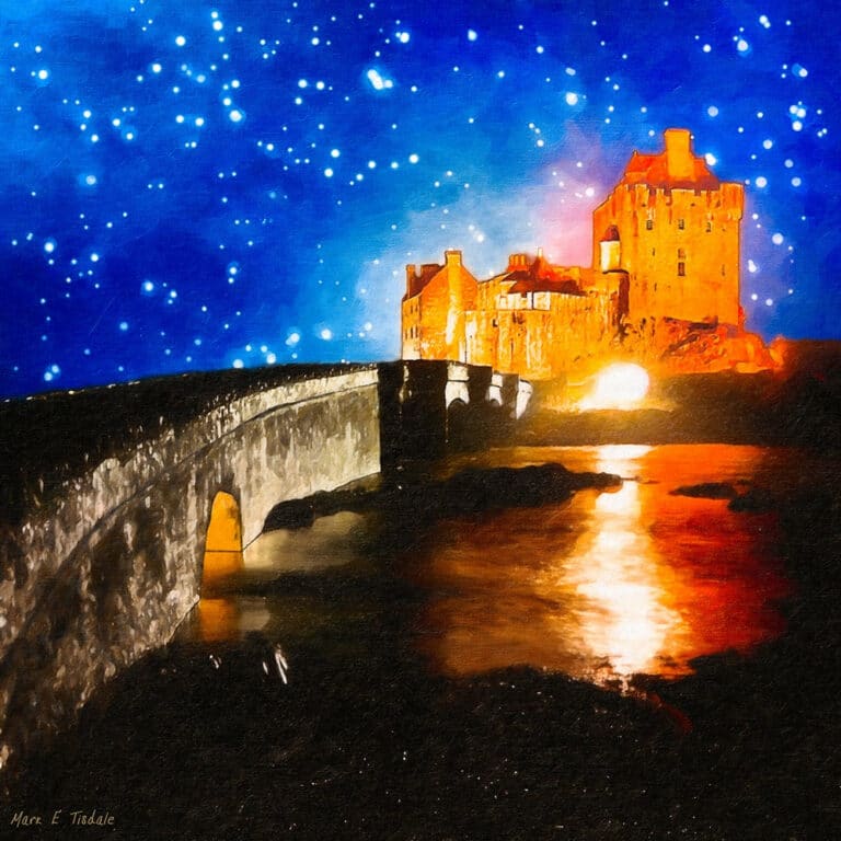 Fantasy Castle Art – Eilean Donan Art Print