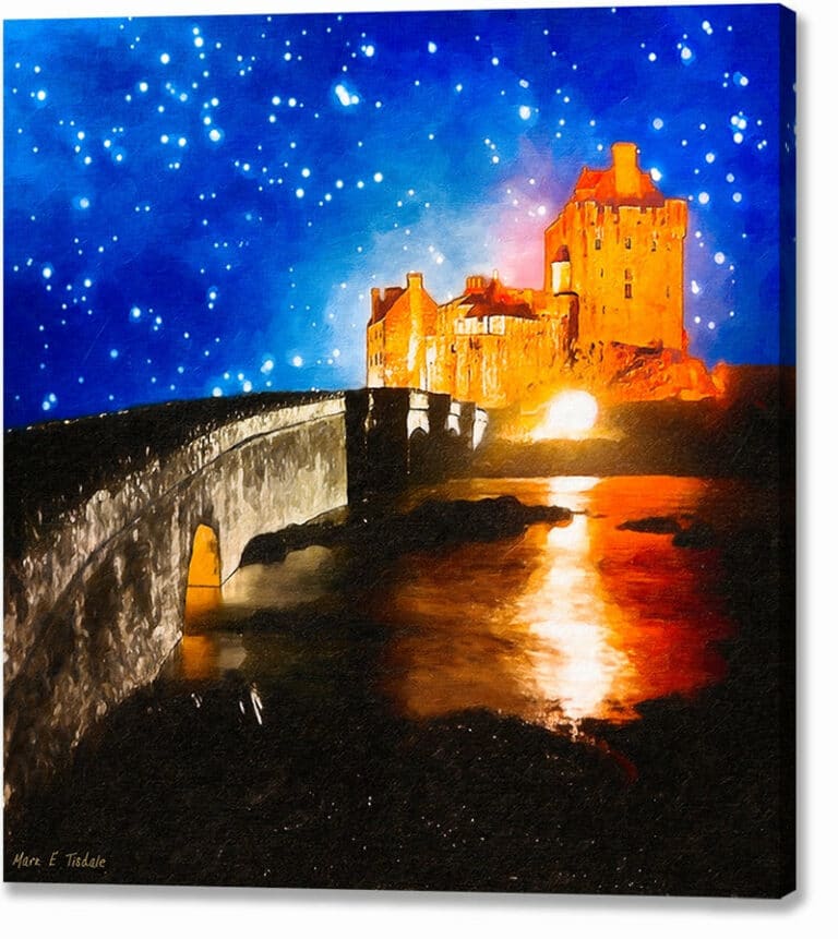 Fantasy Castle Art – Eilean Donan Canvas Print