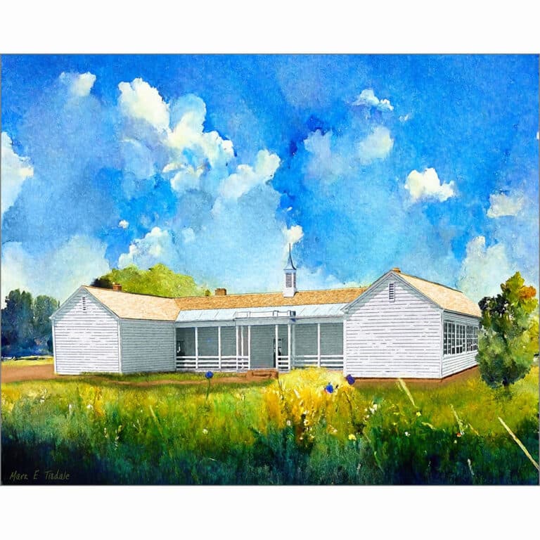 Flint River Farms School – Macon County Georgia Art Print