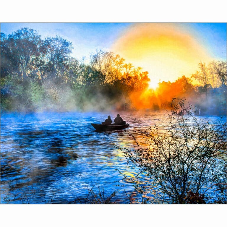 Flint River Sunrise – Macon County Georgia Art Print