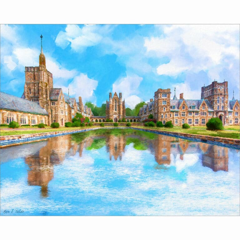 Ford Buildings – Berry College Art Print