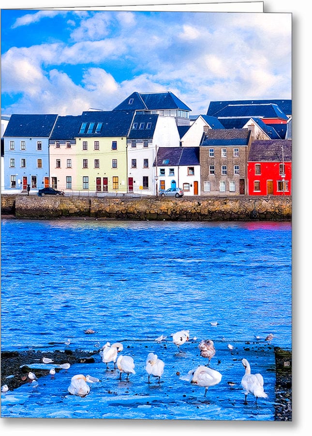 Galway Water View – Irish Greeting Card