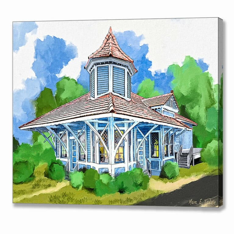 Ideal Georgia Depot – Macon County Canvas Print