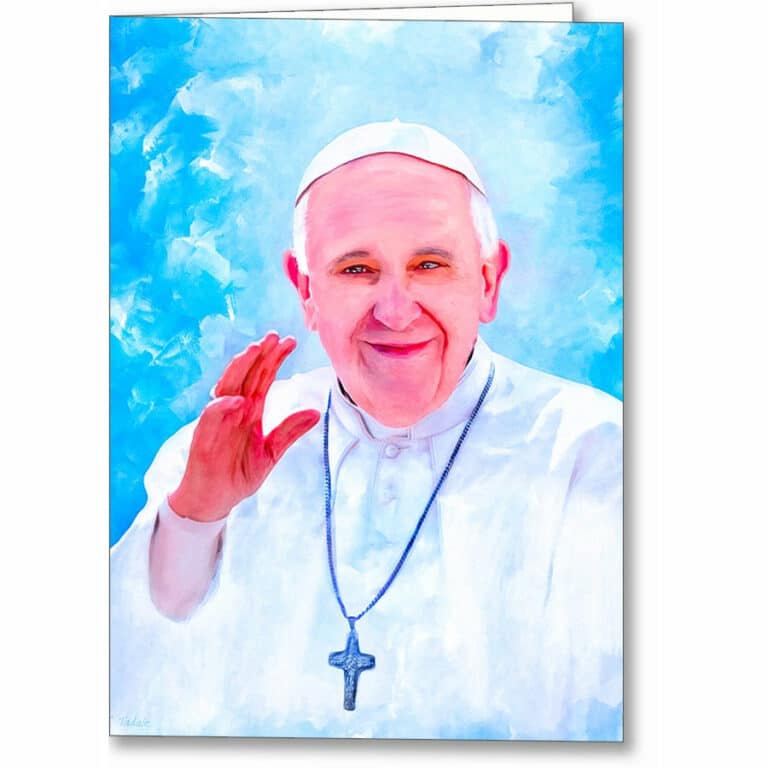Inner Light – Pope Francis Greeting Card