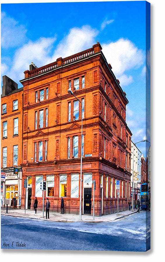 Irish Street Corner – Dublin Canvas Print
