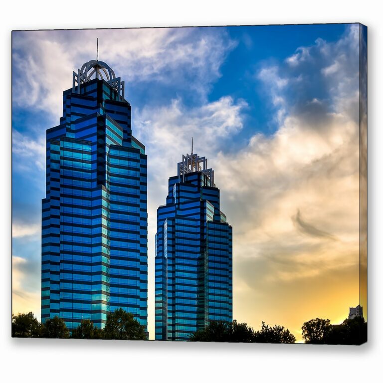 King And Queen Towers – Atlanta Canvas Print