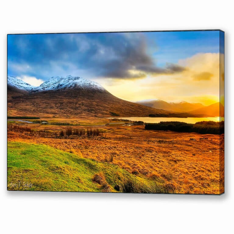 Loch Tulla Landscape – Scottish Highlands Canvas Print
