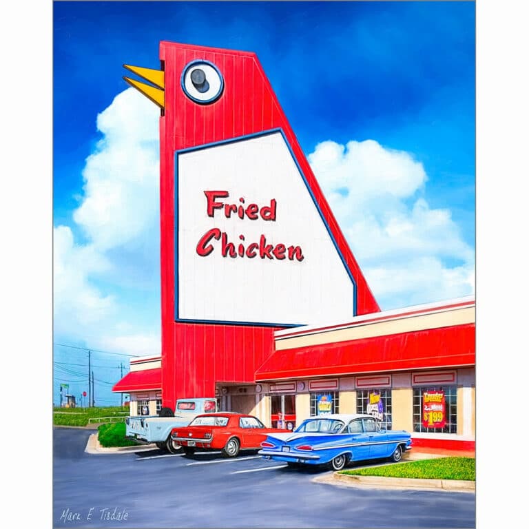 The Big Chicken – Marietta GA Art Print