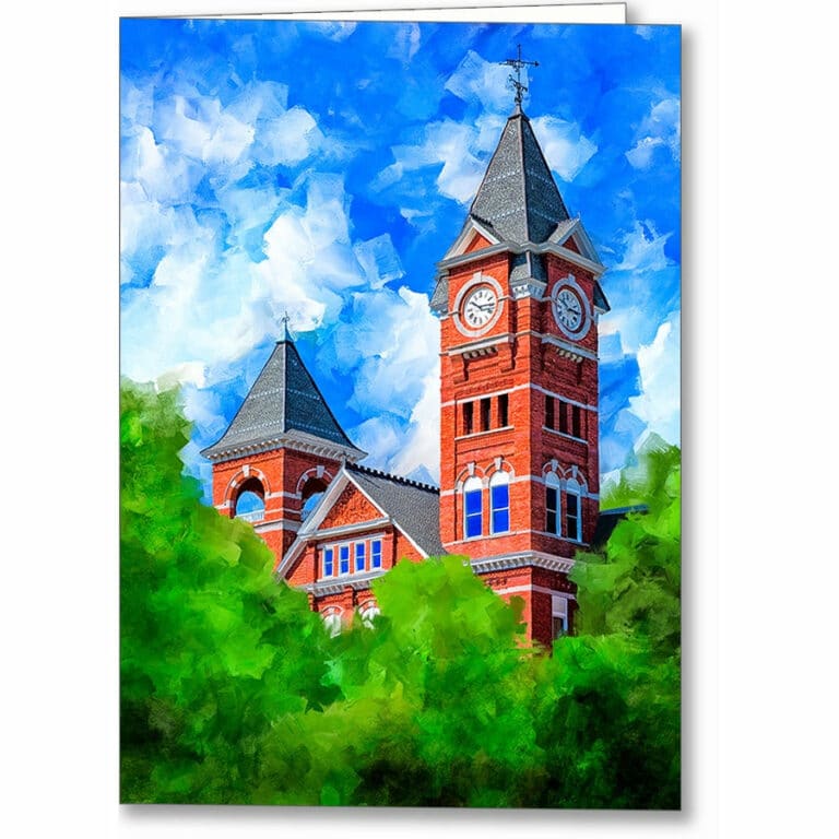 Auburn University – Samford Hall Greeting Card