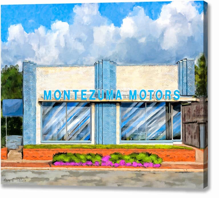 Montezuma Motors – Georgia Canvas Print